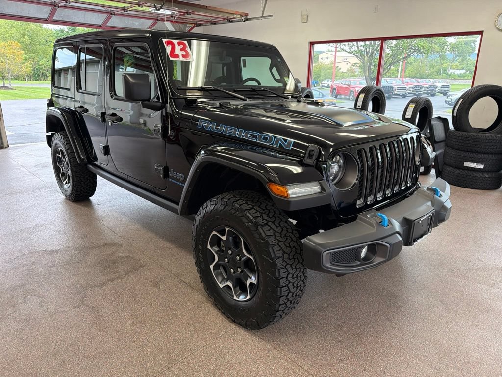 Used 2023 Jeep Wrangler Unlimited Rubicon 4xe w/ Cold Weather Group AWD/4WD image 1