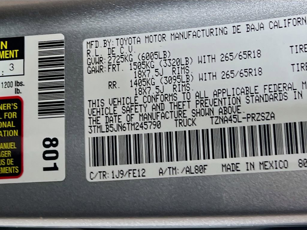 New 2026 Toyota Tacoma TRD Sport AWD/4WD image 26