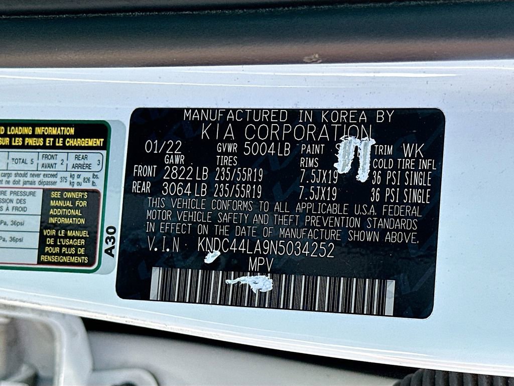 Certified 2022 Kia EV6 GT-Line w/ GT-Line Suede Seat Package RWD image 33