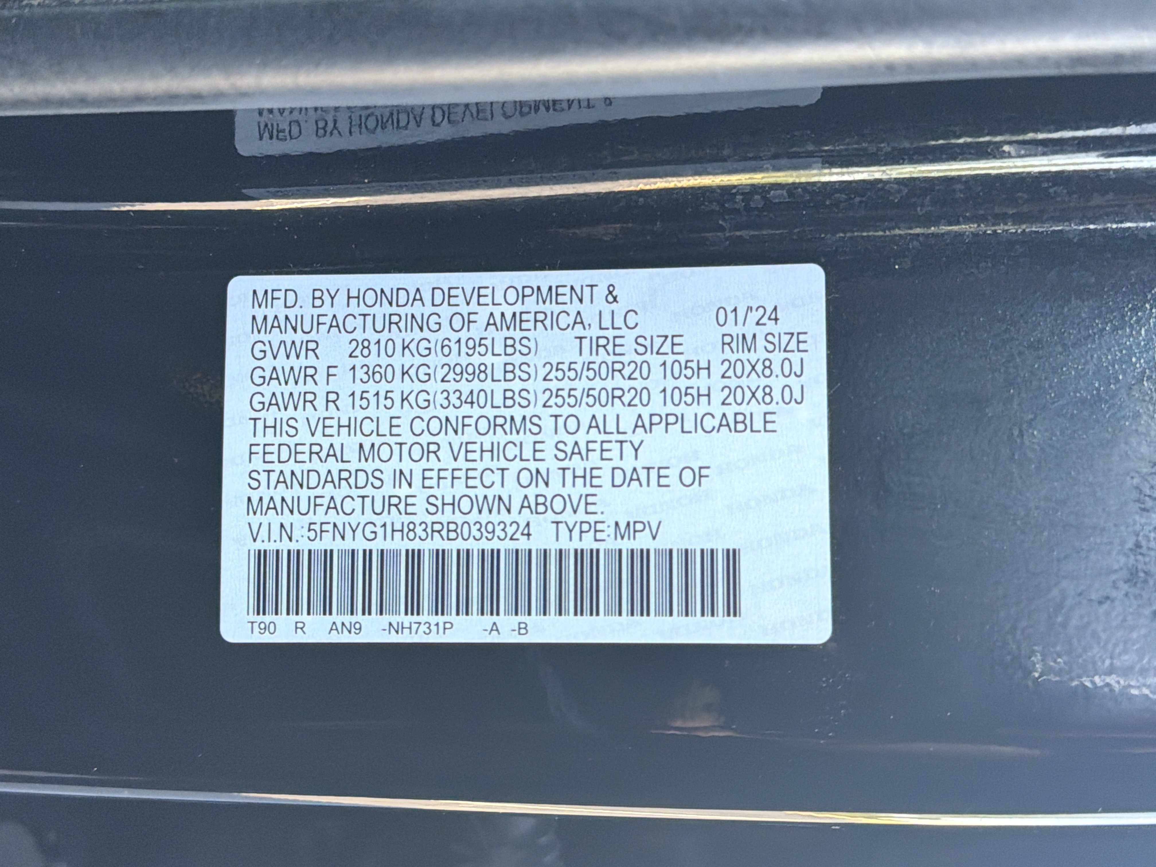 Certified 2024 Honda Pilot Elite image 36