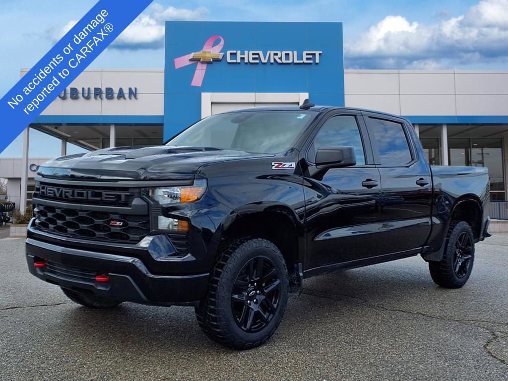 Used 2022 Chevrolet Silverado 1500 Custom Trail Boss w/ LPO, Dark Essentials Package image 1