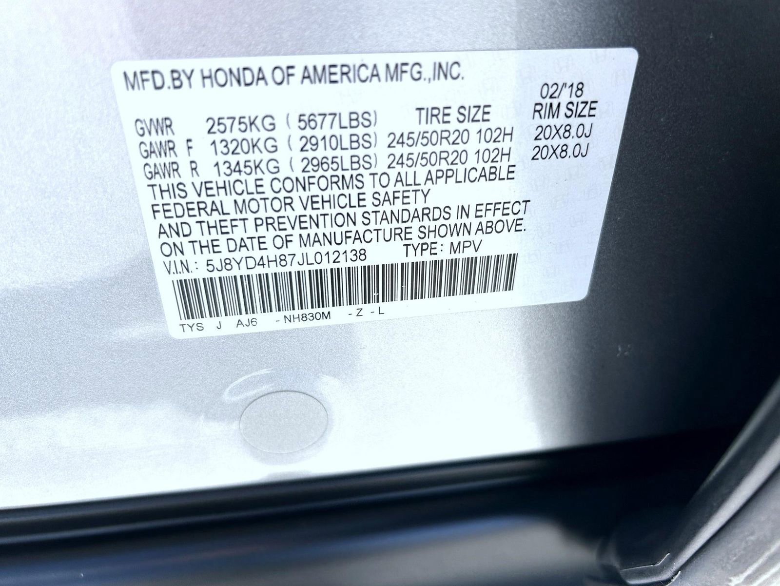 Used 2018 Acura MDX SH-AWD w/ Advance Package image 25