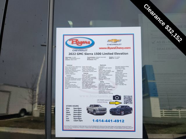 Used 2022 GMC Sierra 1500 Elevation image 10