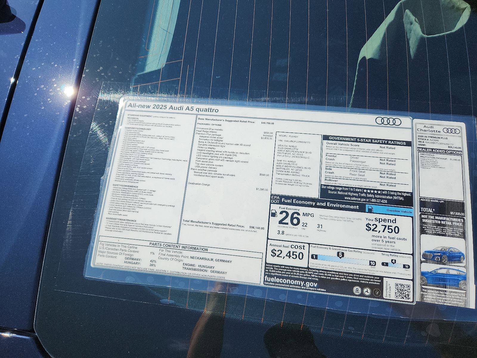 New 2025 Audi A5 2.0T Premium Plus image 21