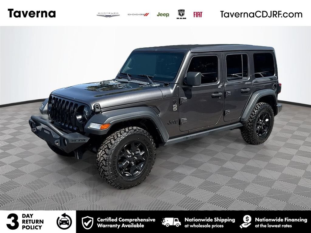 Used 2021 Jeep Wrangler Unlimited Sport AWD/4WD video 1
