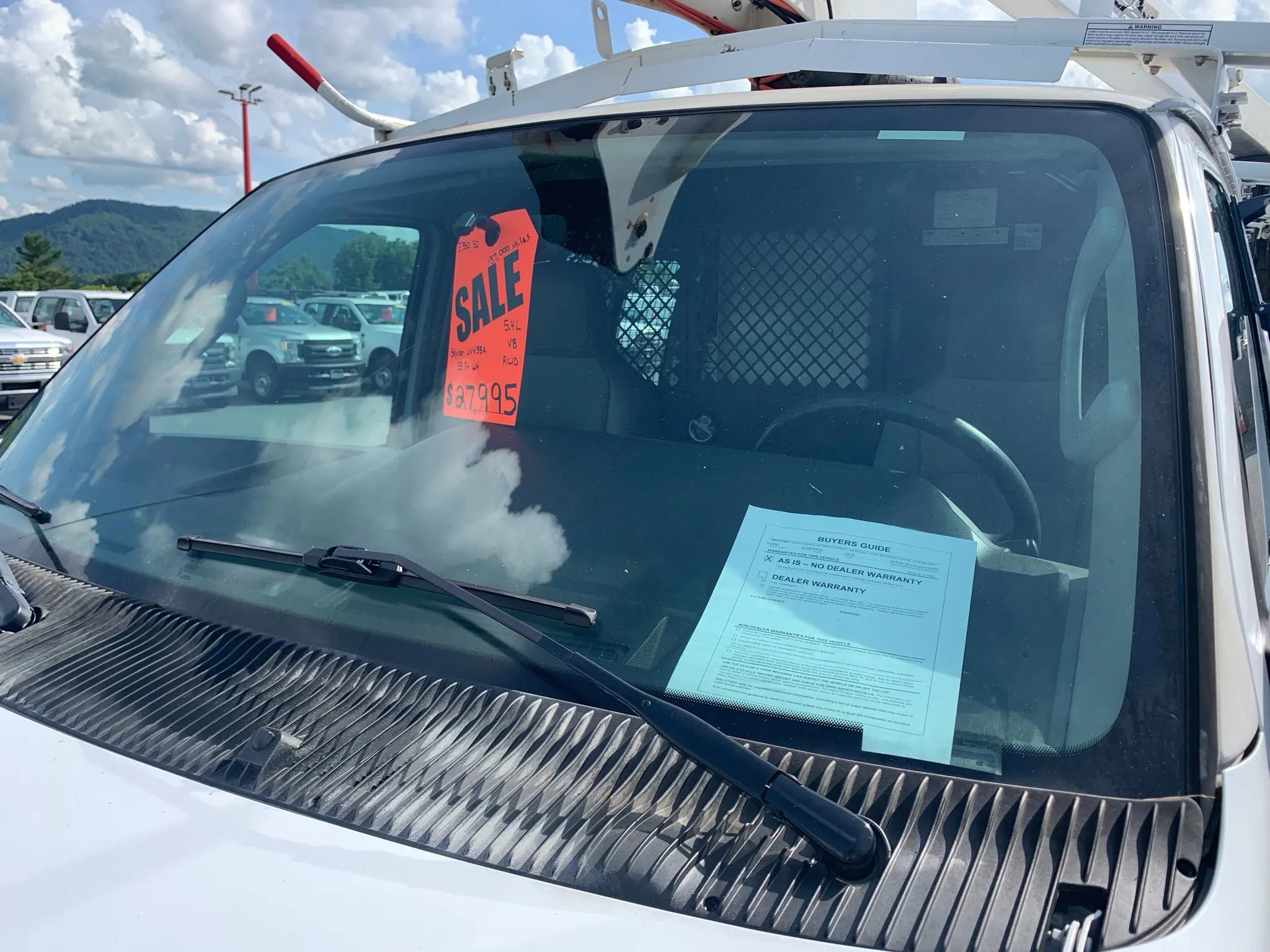 Used 2012 Ford E-350 and Econoline 350 Super Duty w/ Commercial Cargo Van Pkg RWD image 3