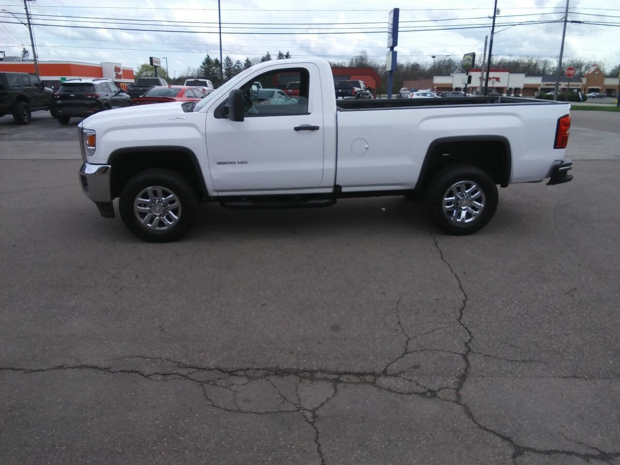 Used 2016 GMC Sierra 3500 4x4 Regular Cab w/ Snow Plow Prep Package image 48