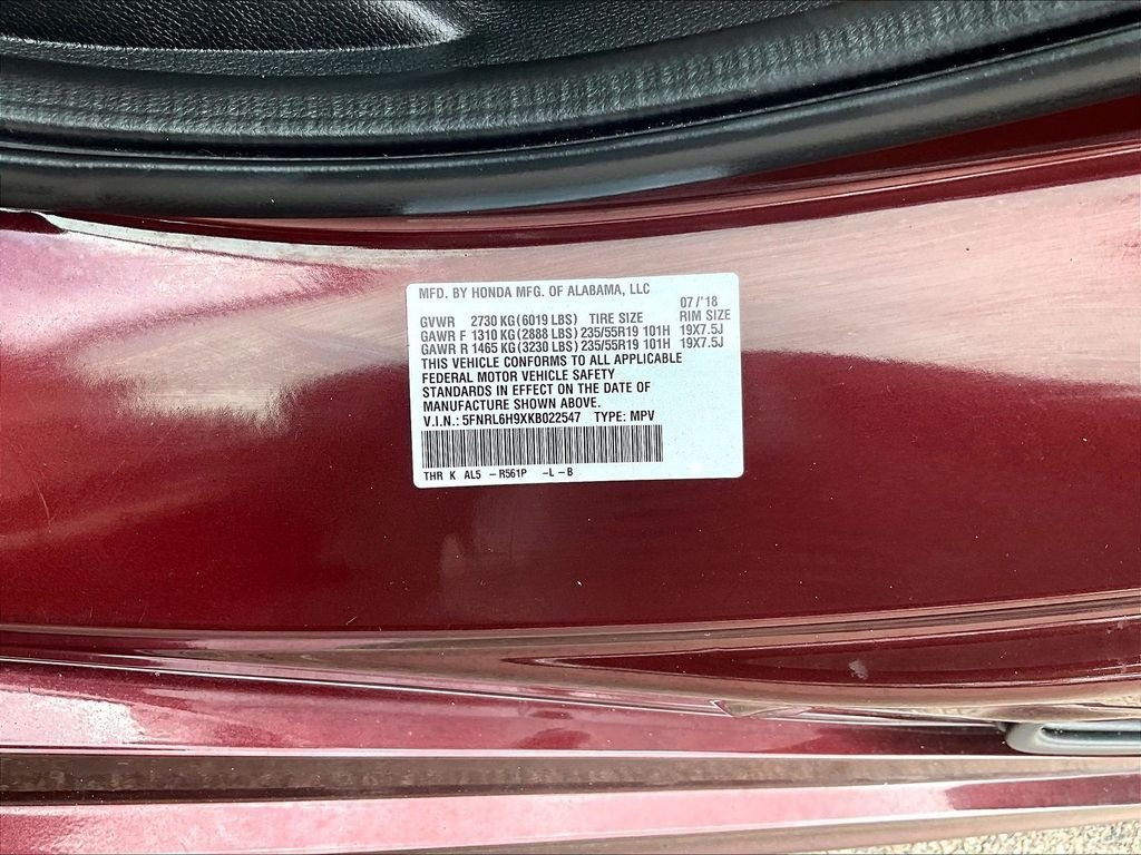 Used 2019 Honda Odyssey Elite image 32