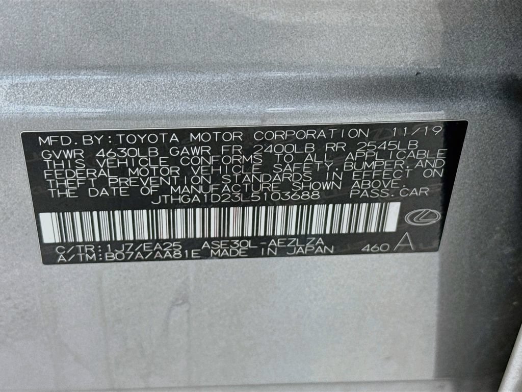 Used 2020 Lexus IS 300 F Sport w/ F Sport Package RWD image 35