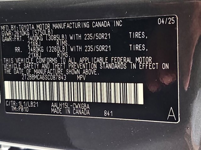 Certified 2025 Lexus RX 350 w/ Convenience Package AWD/4WD image 34