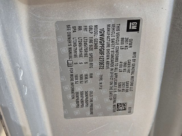 Used 2015 Chevrolet Express 2500 LS RWD image 23