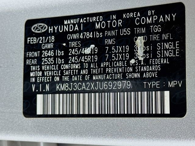 Used 2018 Hyundai Tucson Value AWD/4WD image 17