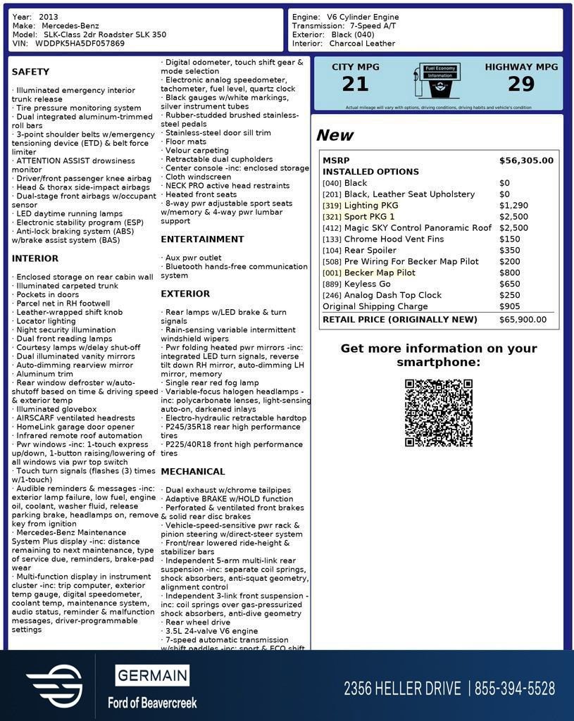 Used 2013 Mercedes-Benz SLK 350 image 12