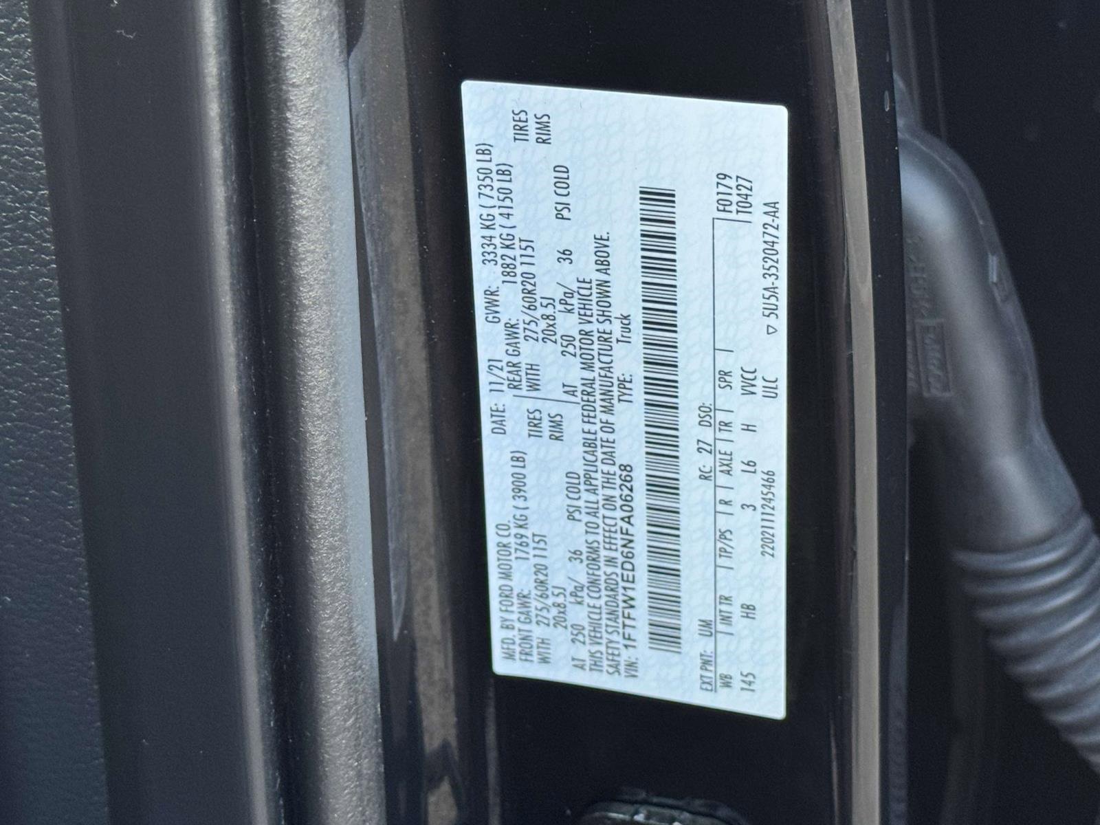 Used 2022 Ford F150 Lariat w/ Max Trailer Tow Package image 31