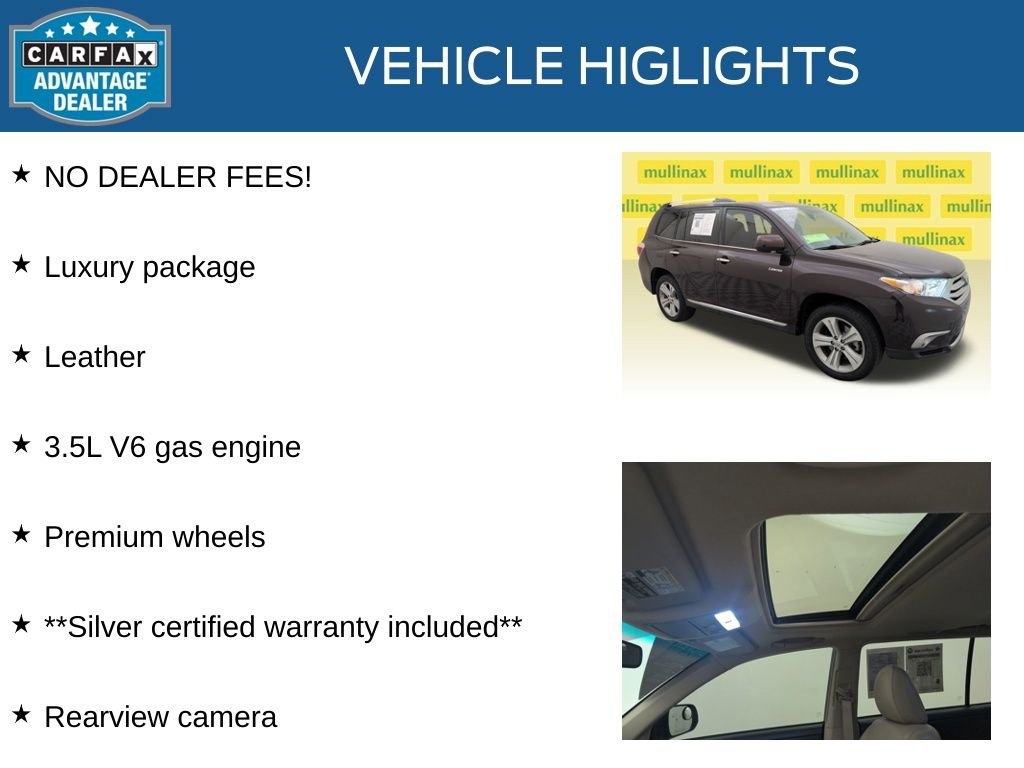 Used 2013 Toyota Highlander Limited image 12