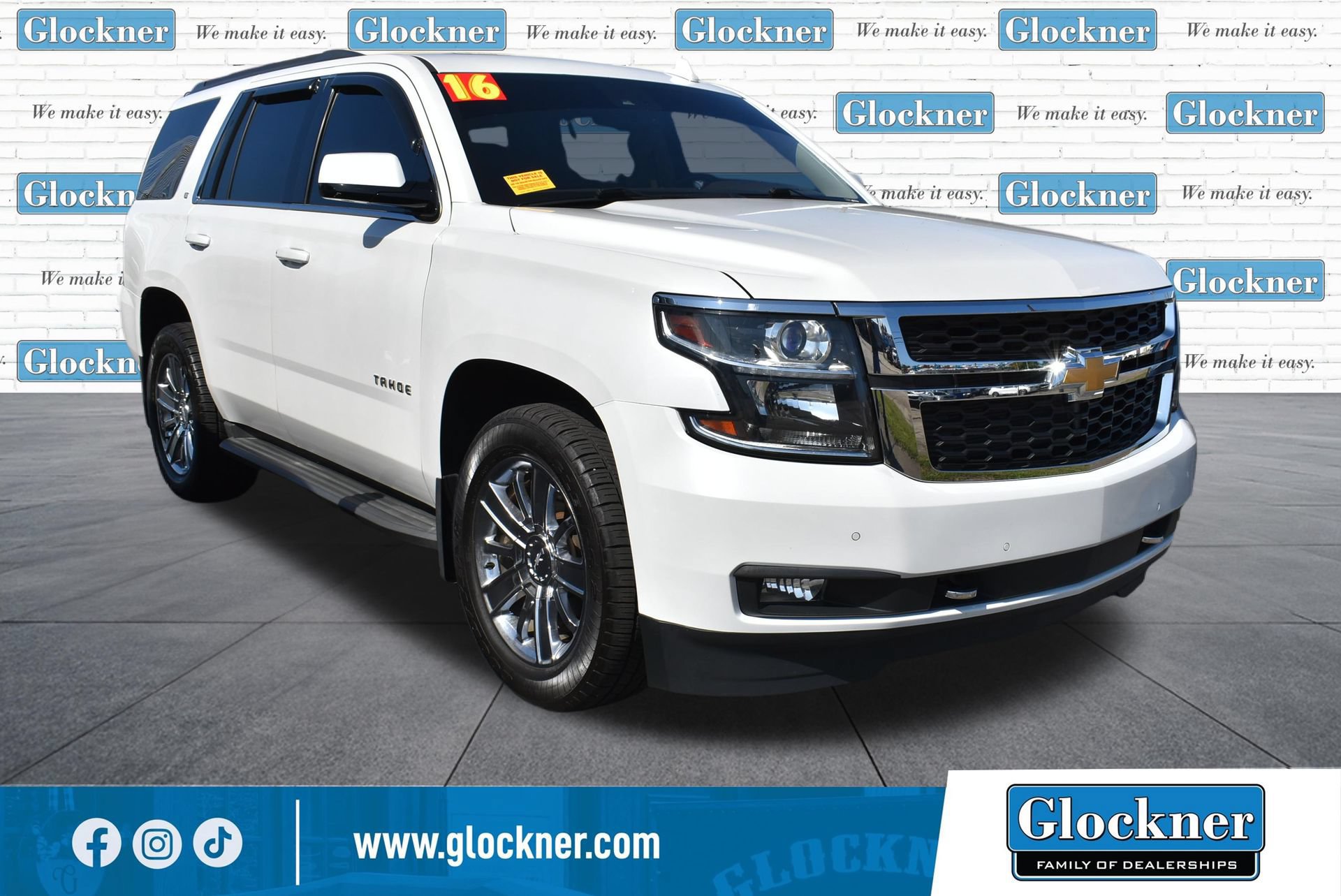 Used 2016 Chevrolet Tahoe LT w/ Luxury Package AWD/4WD image 3