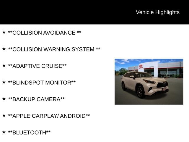 Used 2023 Toyota Highlander XLE AWD/4WD image 3