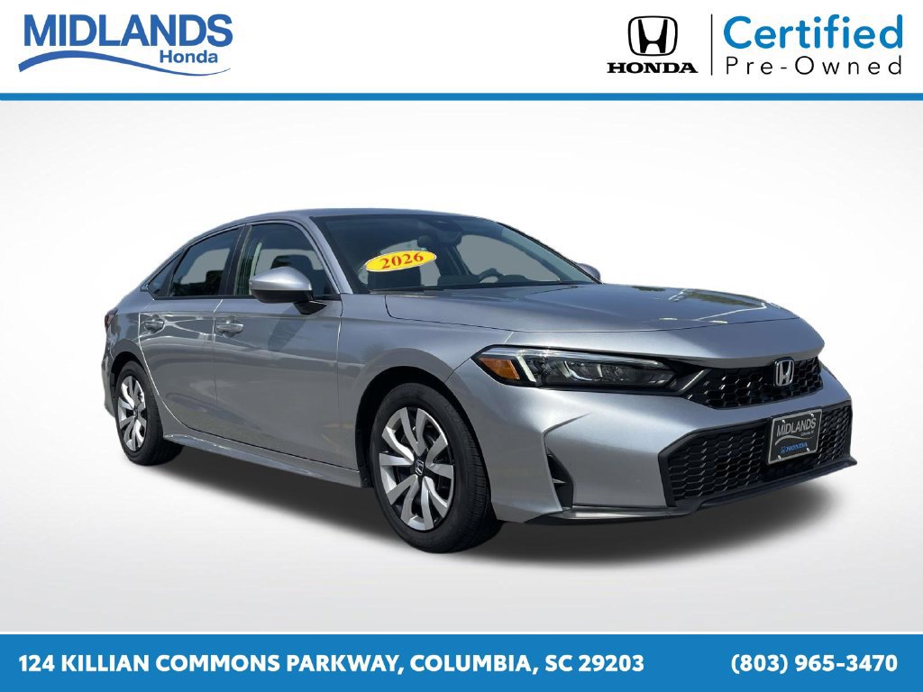 Certified 2026 Honda Civic LX