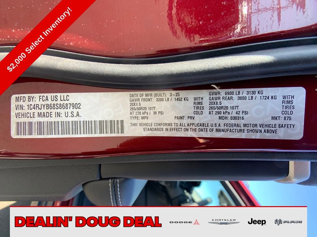 New 2025 Jeep Grand Cherokee Limited 4xe image 31