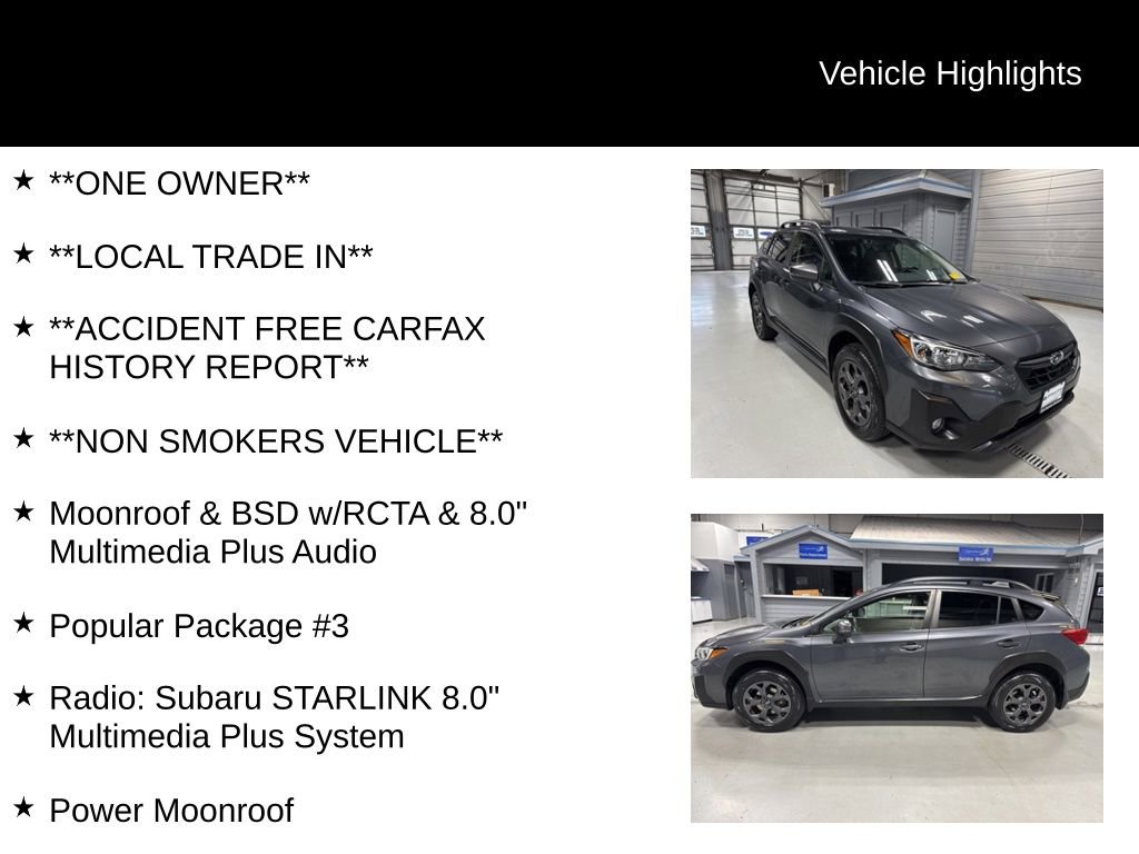 Used 2023 Subaru Crosstrek 2.5i Sport w/ Popular Package #3 AWD/4WD image 2