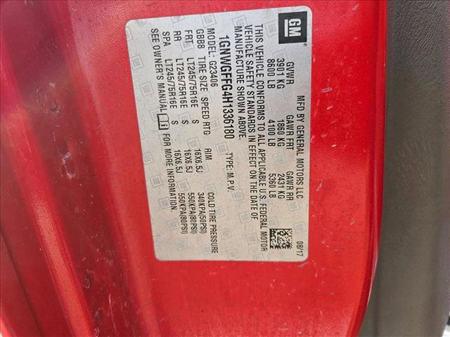 Used 2017 Chevrolet Express 2500 LT w/ LT Preferred Equipment Group image 17