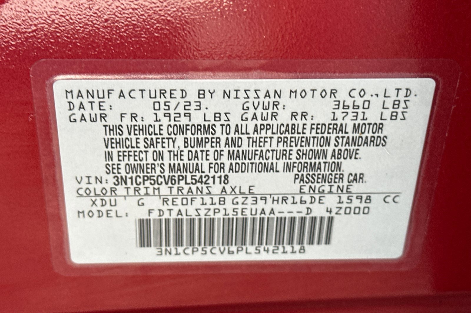 Used 2023 Nissan Kicks SV image 30