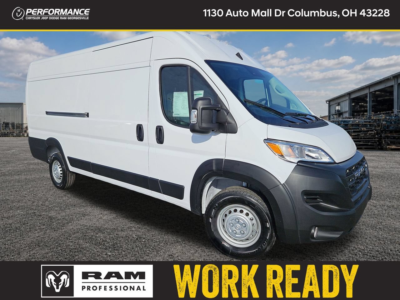 New 2026 RAM ProMaster 3500 w/ Convenience Group