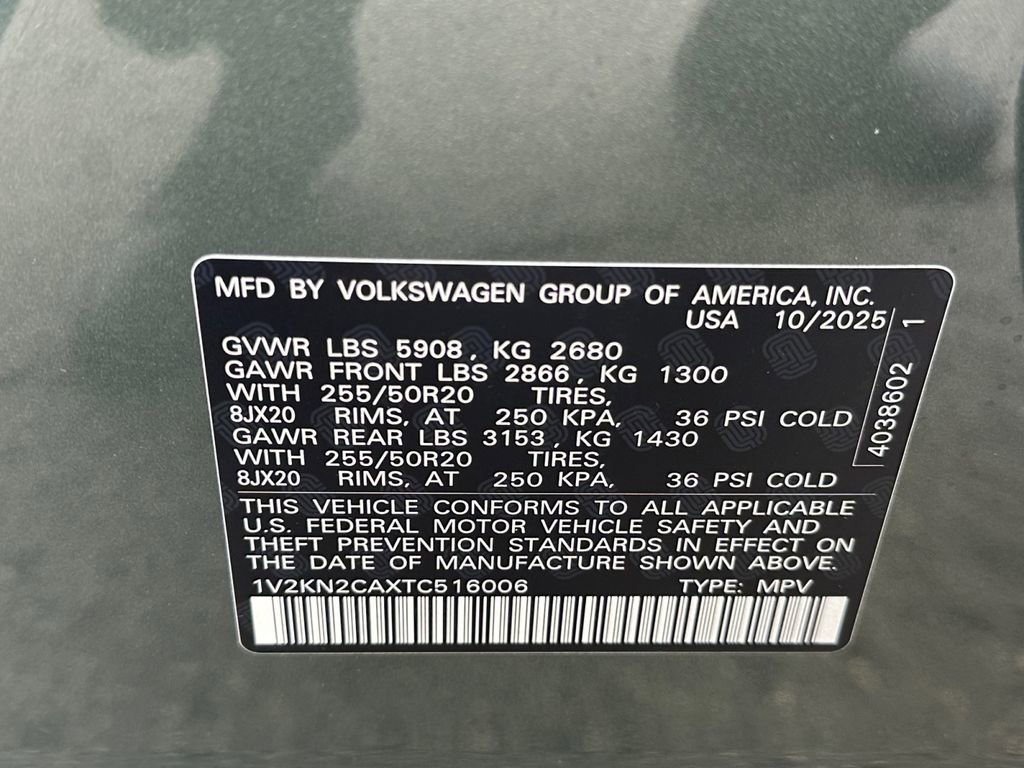 New 2026 Volkswagen Atlas SE image 26