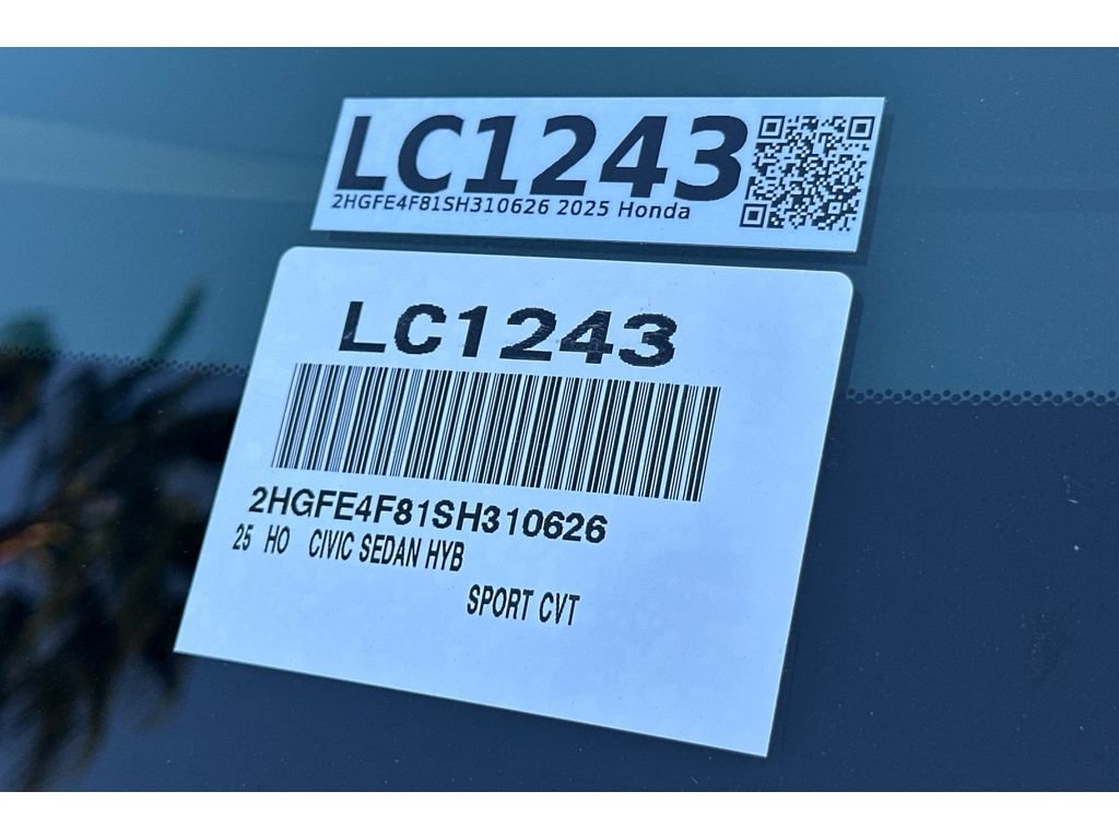 Certified 2025 Honda Civic Sport Touring image 55