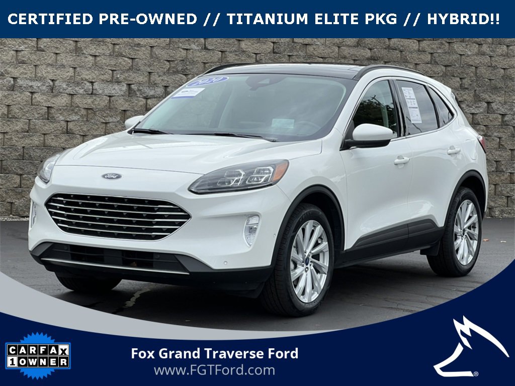 Certified 2022 Ford Escape Titanium w/ Titanium Elite Package