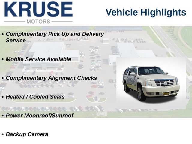 Used 2007 Cadillac Escalade ESV AWD w/ Information Package image 10
