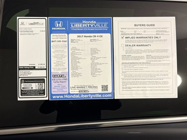 Used 2017 Honda CR-V EX image 30