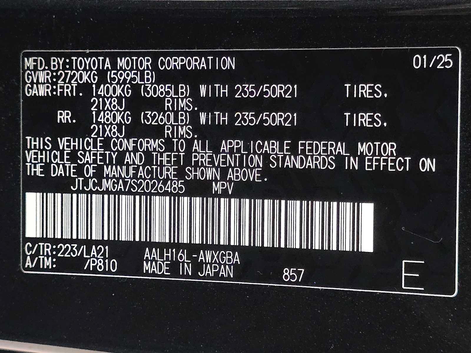 Used 2025 Lexus RX 450h AWD w/ Convenience Package image 31