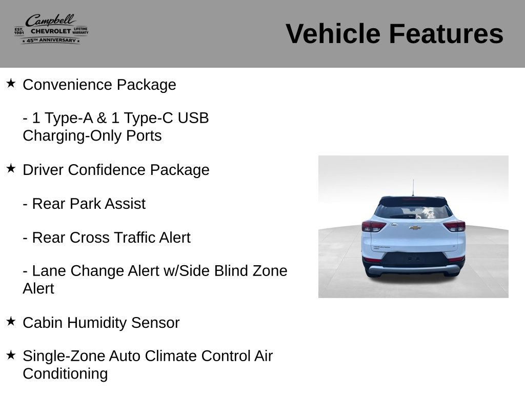 Used 2023 Chevrolet TrailBlazer LT w/ Convenience Package AWD/4WD image 10