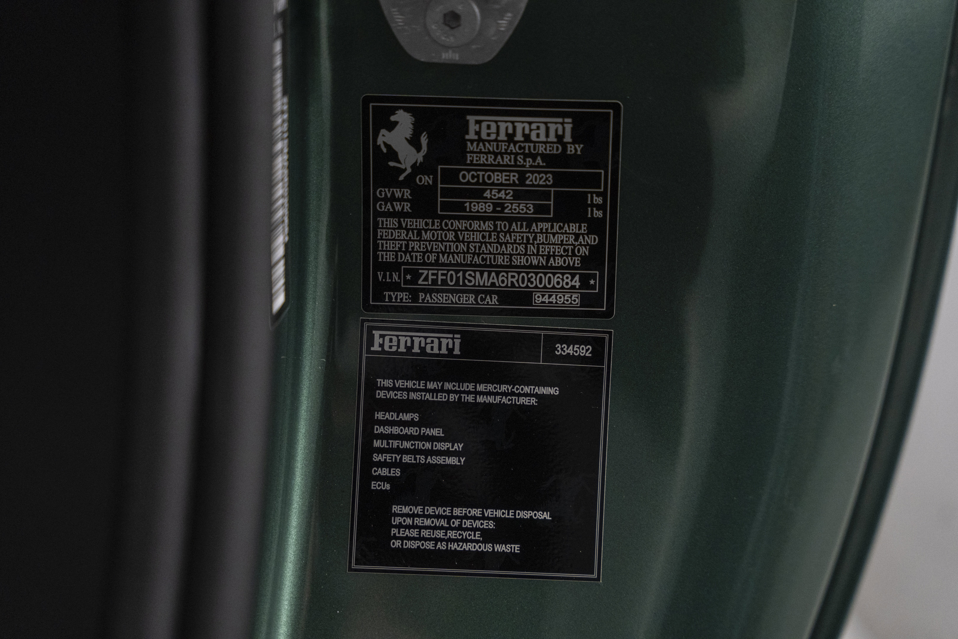 Used 2024 Ferrari 296 GTS image 55