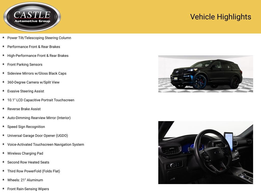 Used 2023 Ford Explorer ST w/ Equipment Group 401A AWD/4WD image 12