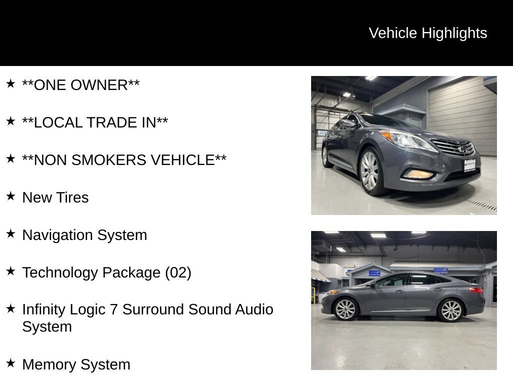 Used 2013 Hyundai Azera w/ Technology Pkg FWD image 12