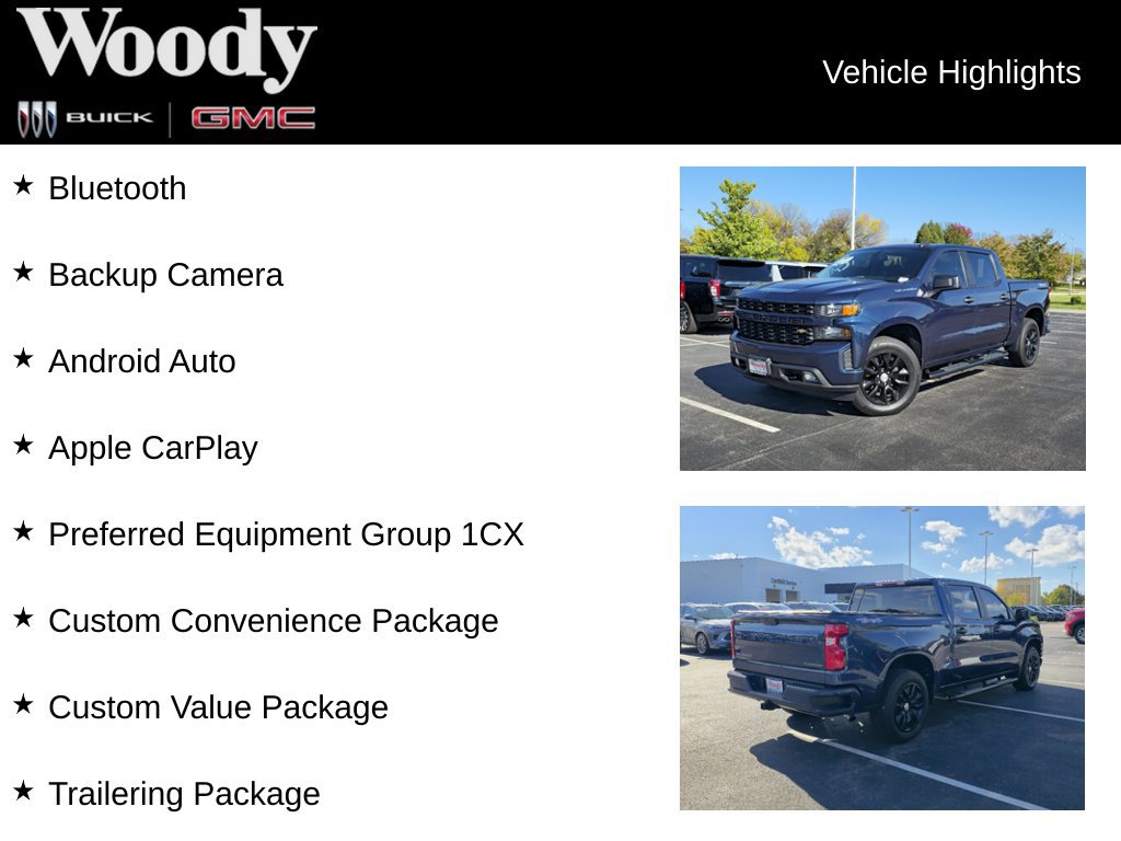 Certified 2022 Chevrolet Silverado 1500 Custom AWD/4WD image 3