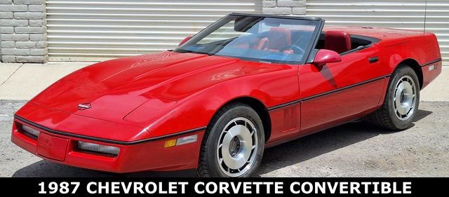 Used 1987 Chevrolet Corvette Convertible