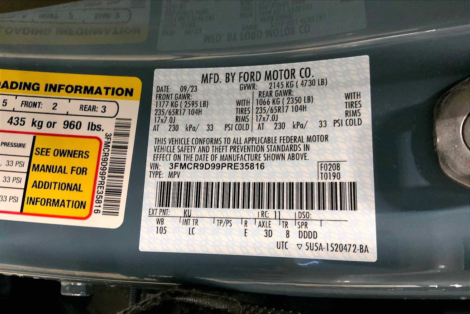 Used 2023 Ford Bronco Sport Badlands image 31