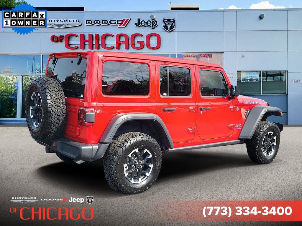 Certified 2025 Jeep Wrangler Unlimited Rubicon 4xe w/ Convenience Group AWD/4WD image 4