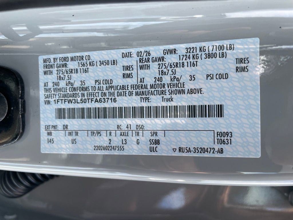 New 2026 Ford F150 XLT w/ Equipment Group 302A MID image 46