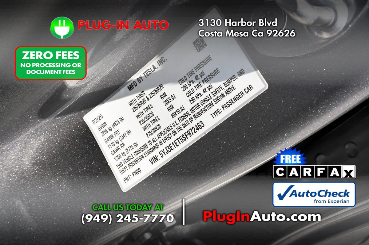 Used 2025 Tesla Model 3 Performance AWD/4WD image 12