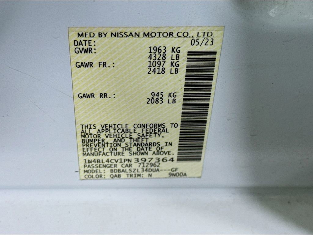 Certified 2023 Nissan Altima 2.5 SR FWD image 33