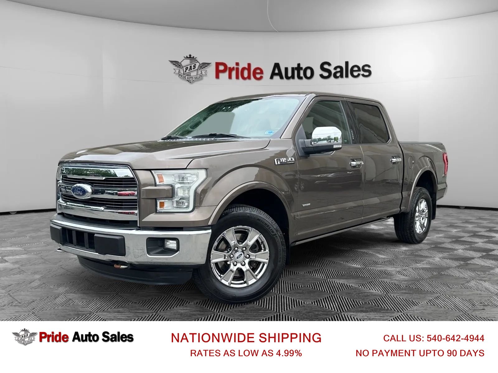Used 2015 Ford F150 Lariat w/ Equipment Group 502A Luxury AWD/4WD image 1