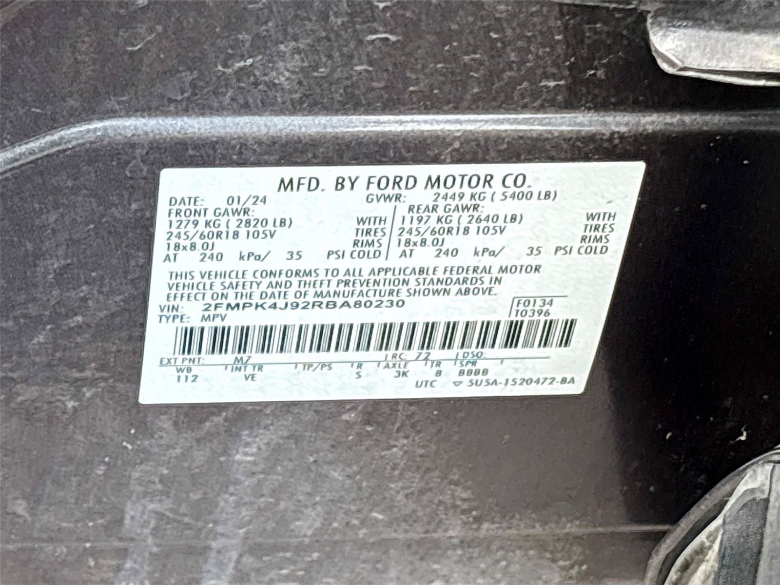 Used 2024 Ford Edge SEL AWD/4WD image 31