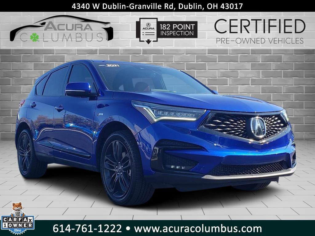 Certified 2021 Acura RDX w/ Advance Package