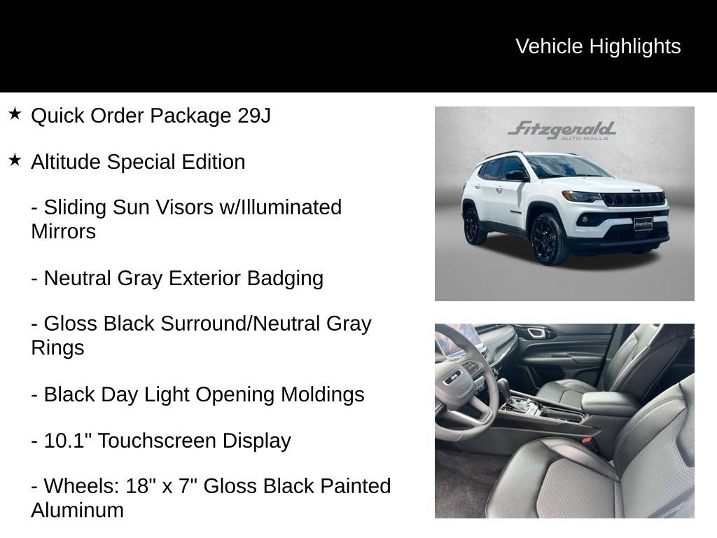 Used 2025 Jeep Compass Latitude w/ Convenience Group AWD/4WD image 9