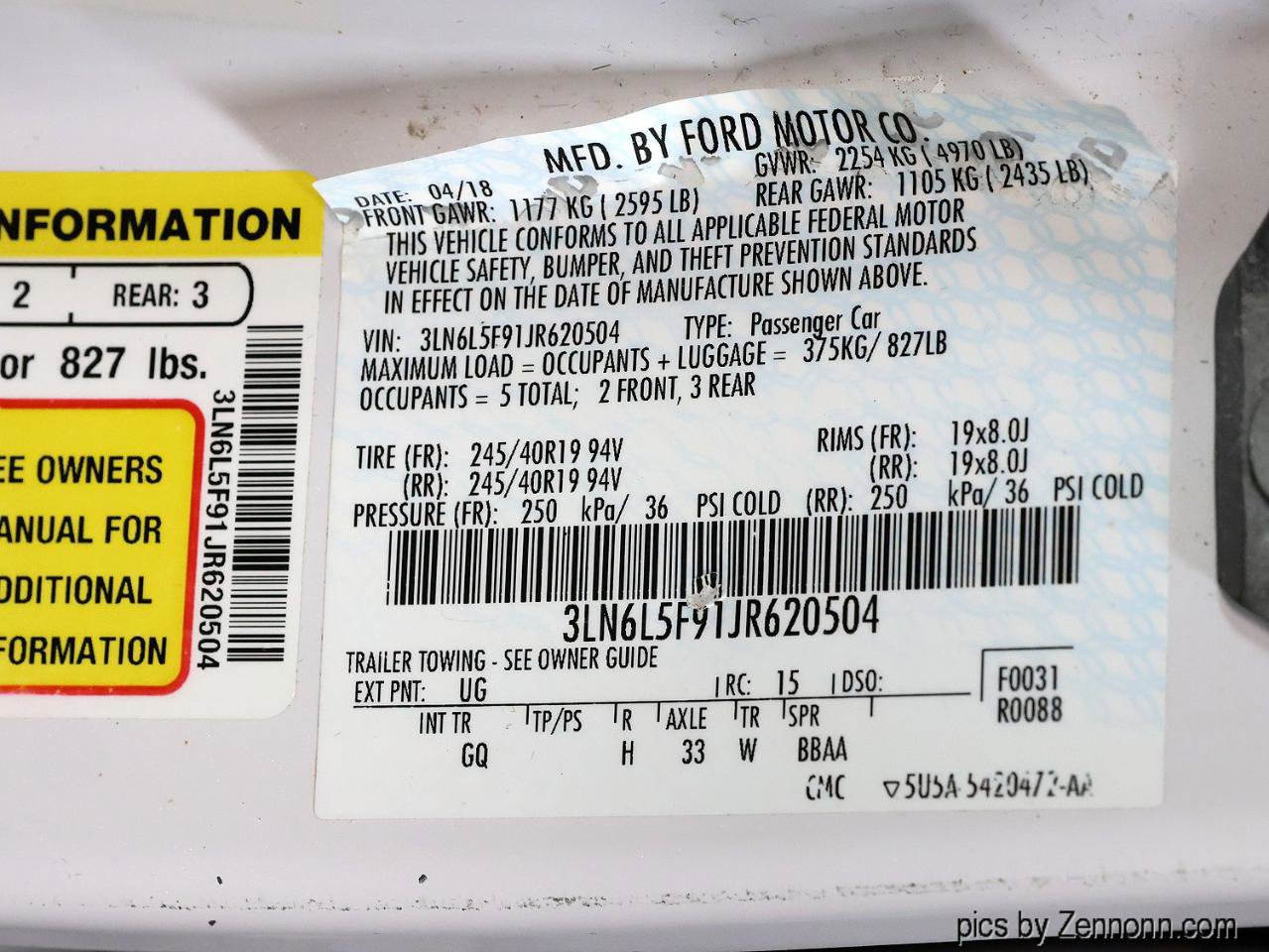 Used 2018 Lincoln MKZ Reserve w/ Climate Package image 34