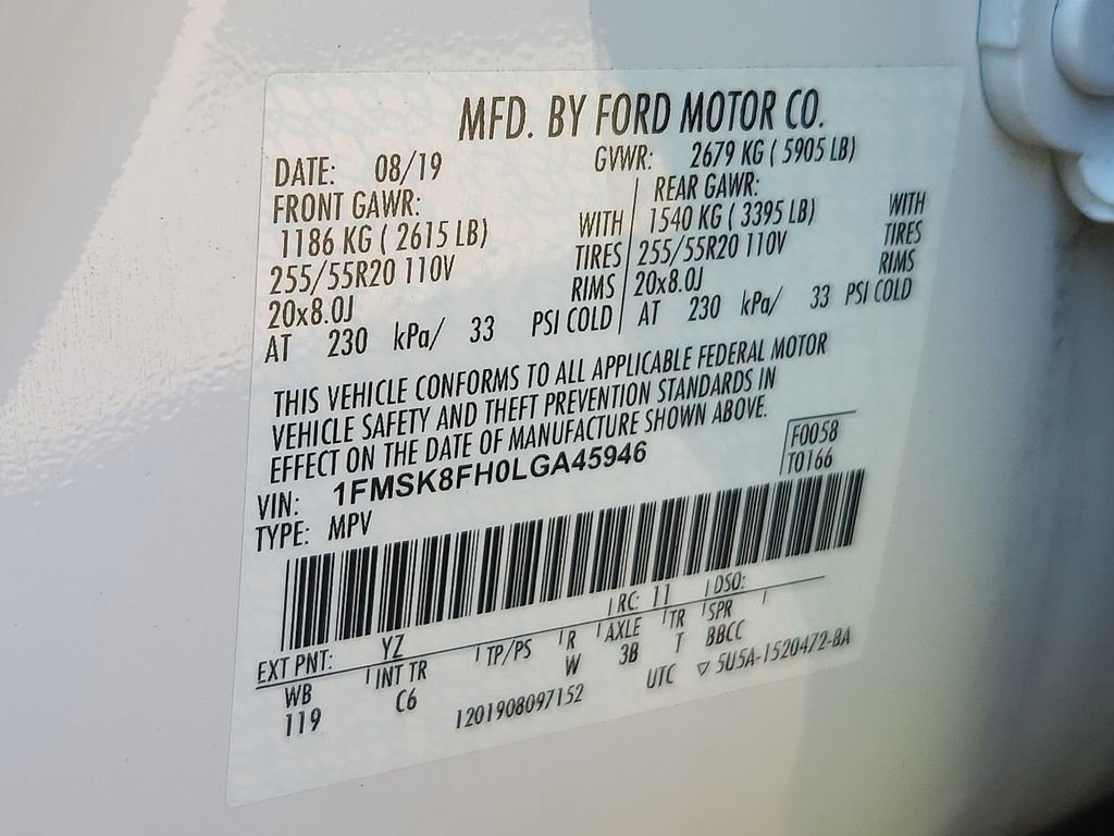 Used 2020 Ford Explorer Limited AWD/4WD image 27
